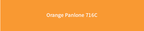 Main Color Orange Panlone 716C